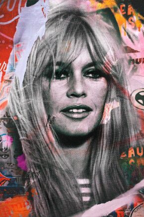 Fotokunst van Brigitte Bardot